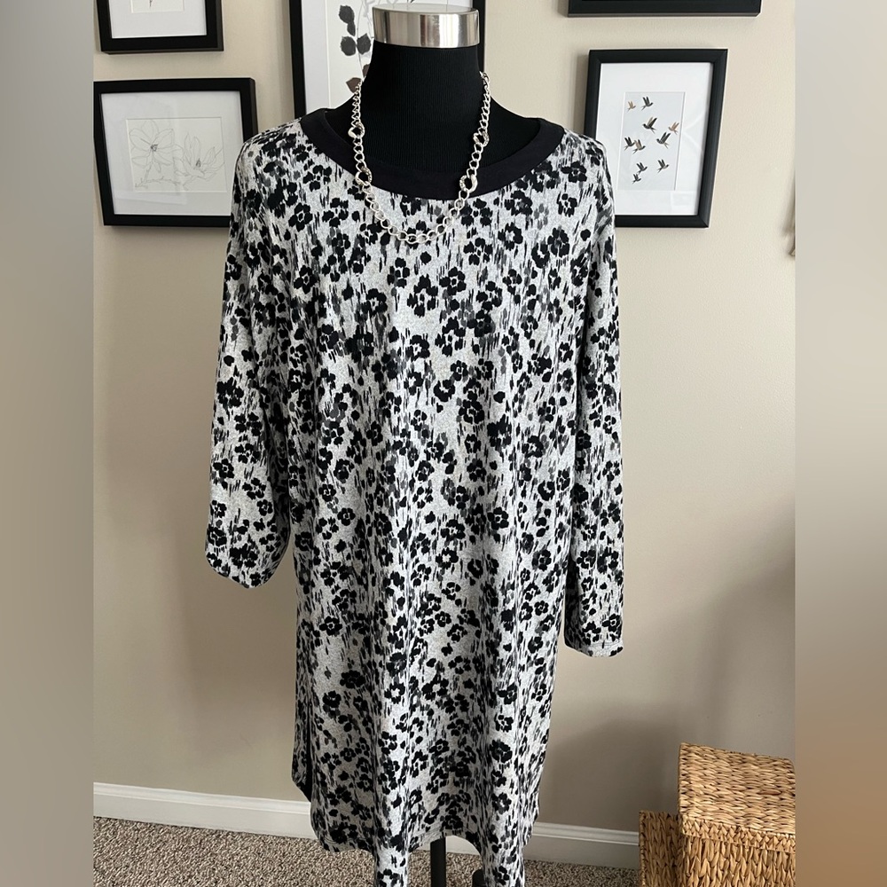 Skyes the limit knit floral sweater Dress